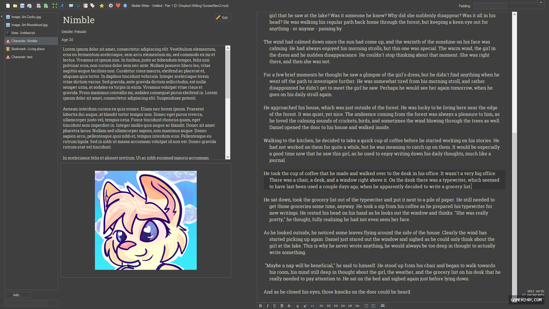 Nimble Writer Screenshot 3