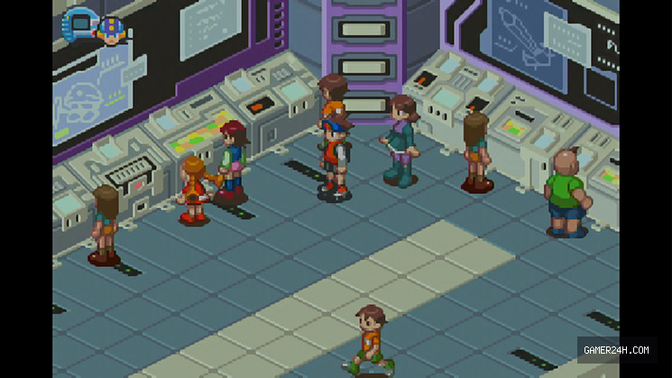 MEGA MAN BATTLE NETWORK 3 WHITE - In-Game Capture