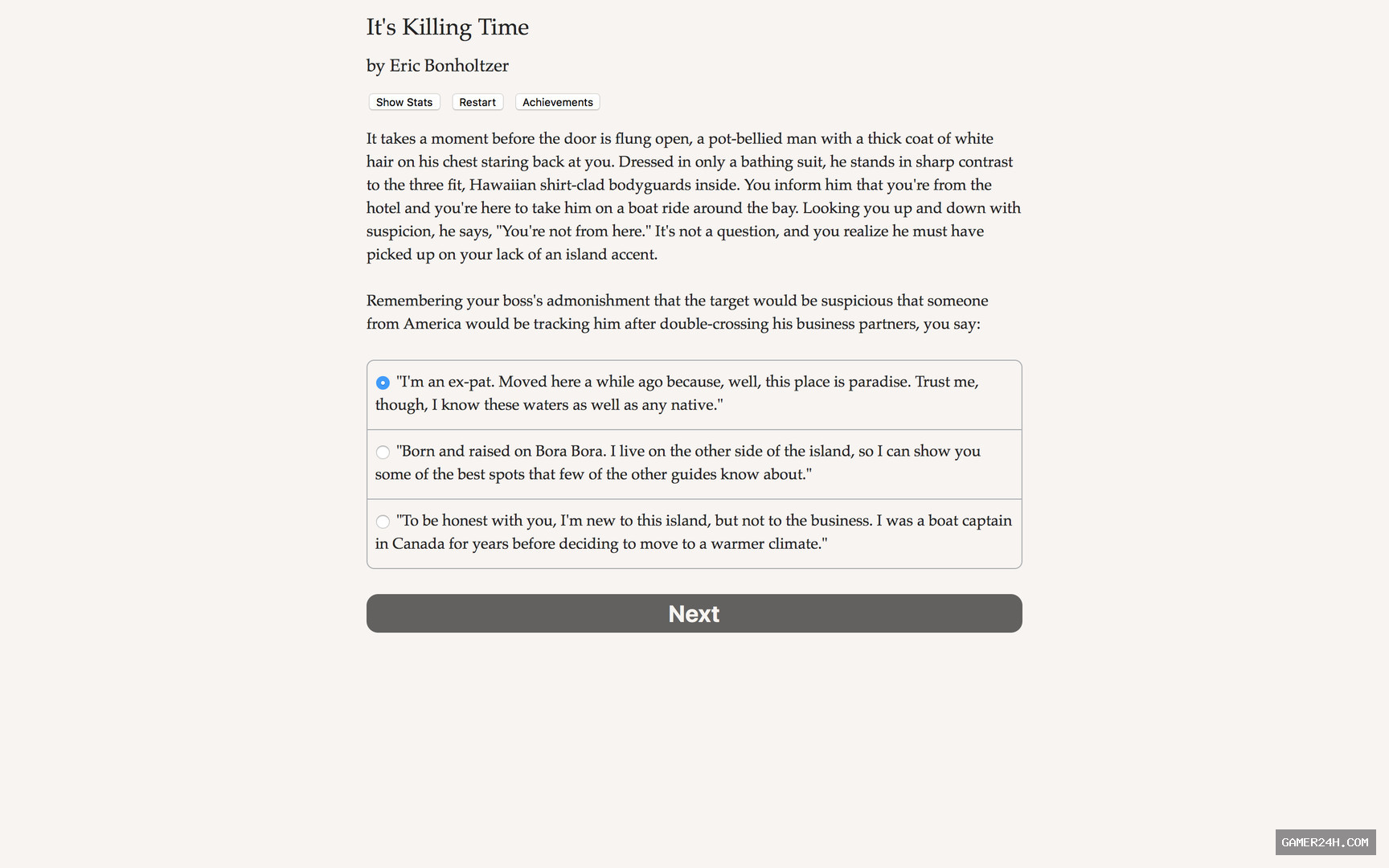 It’s Killing Time Official Cover