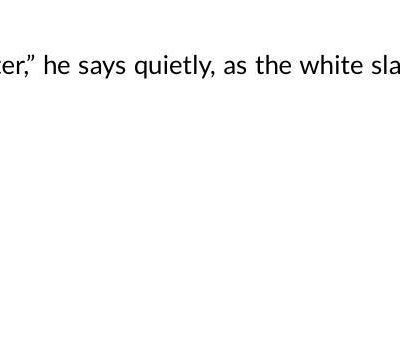 The Writer Will Do Something