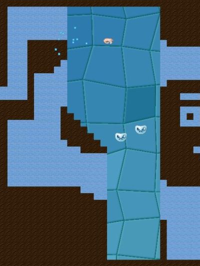 Flappy Shrimp Ninja Blob VS Blue Water Saussage !