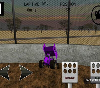 Sprint Car Dirt Track Game