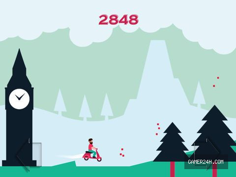Scooter Rush – Uphill Climbing Bike Race Screenshot 4