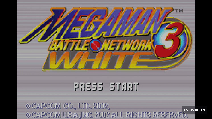 MEGA MAN BATTLE NETWORK 3 WHITE - In-Game Capture
