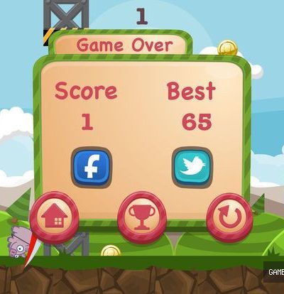 Tap The Pig 2: Pigs Glide