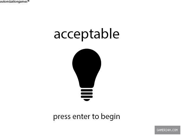 acceptable - Game Overview & History