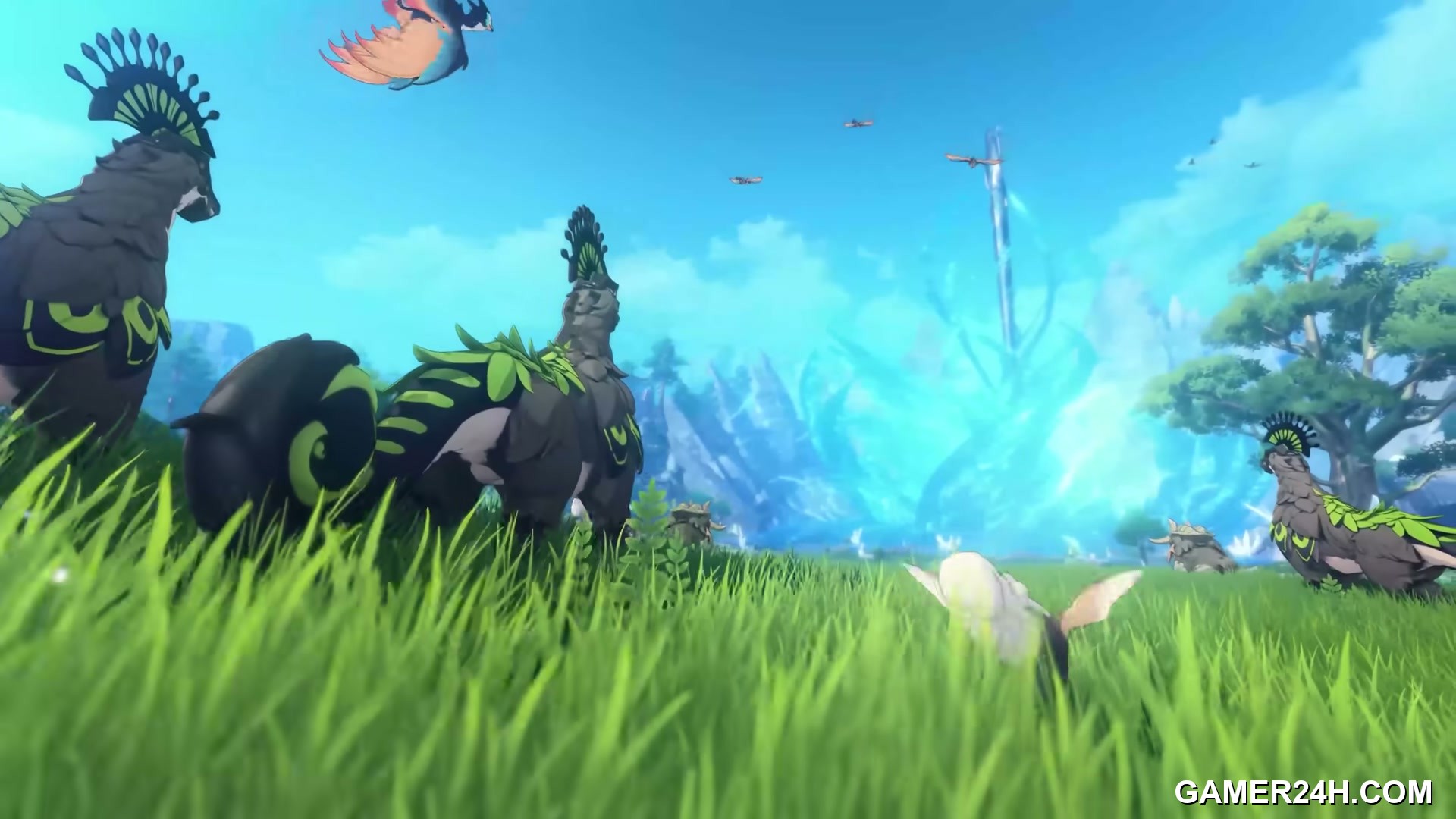 Official HD Capture: Azur Promilia - Gameplay & Atmosphere Analysis: Portals and Tension
