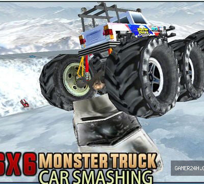 6X6 Monster Truck Car Smashing