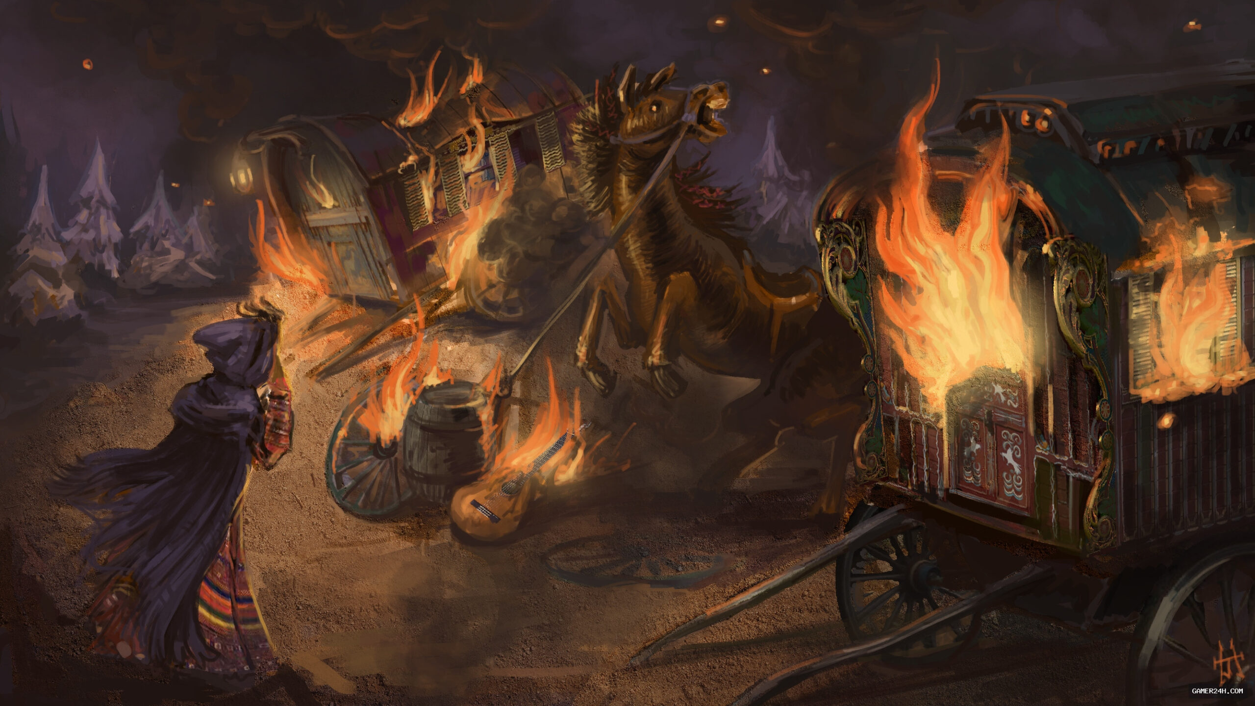Burnt Caravan - Game Overview & History