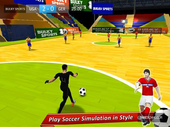 Indoor Soccer 17: Play Futsal football in arena 3D Screenshot 3