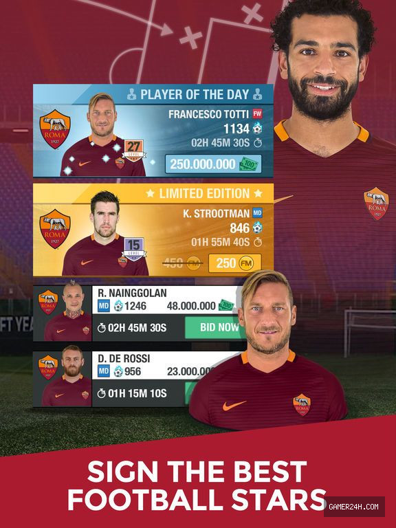 AS Roma Fantasy Manager 2017 – your football club Screenshot 3
