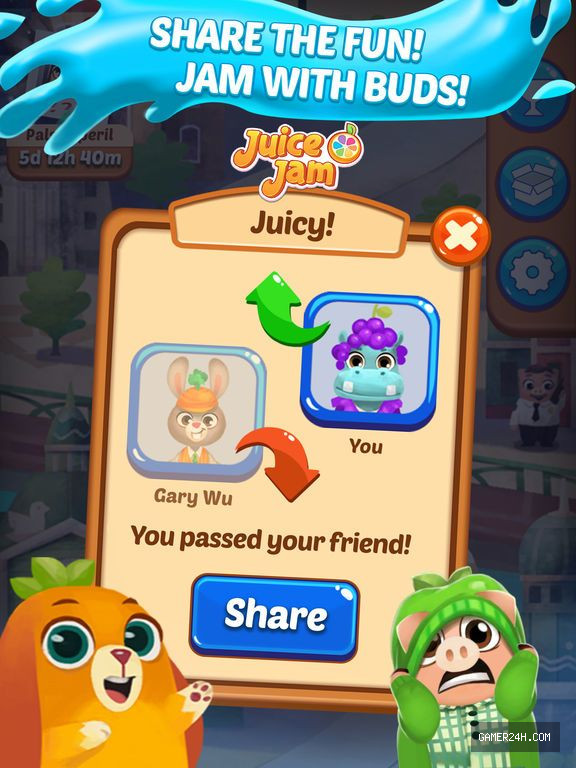 Juice Jam! Match 3 Puzzle Game Official Cover