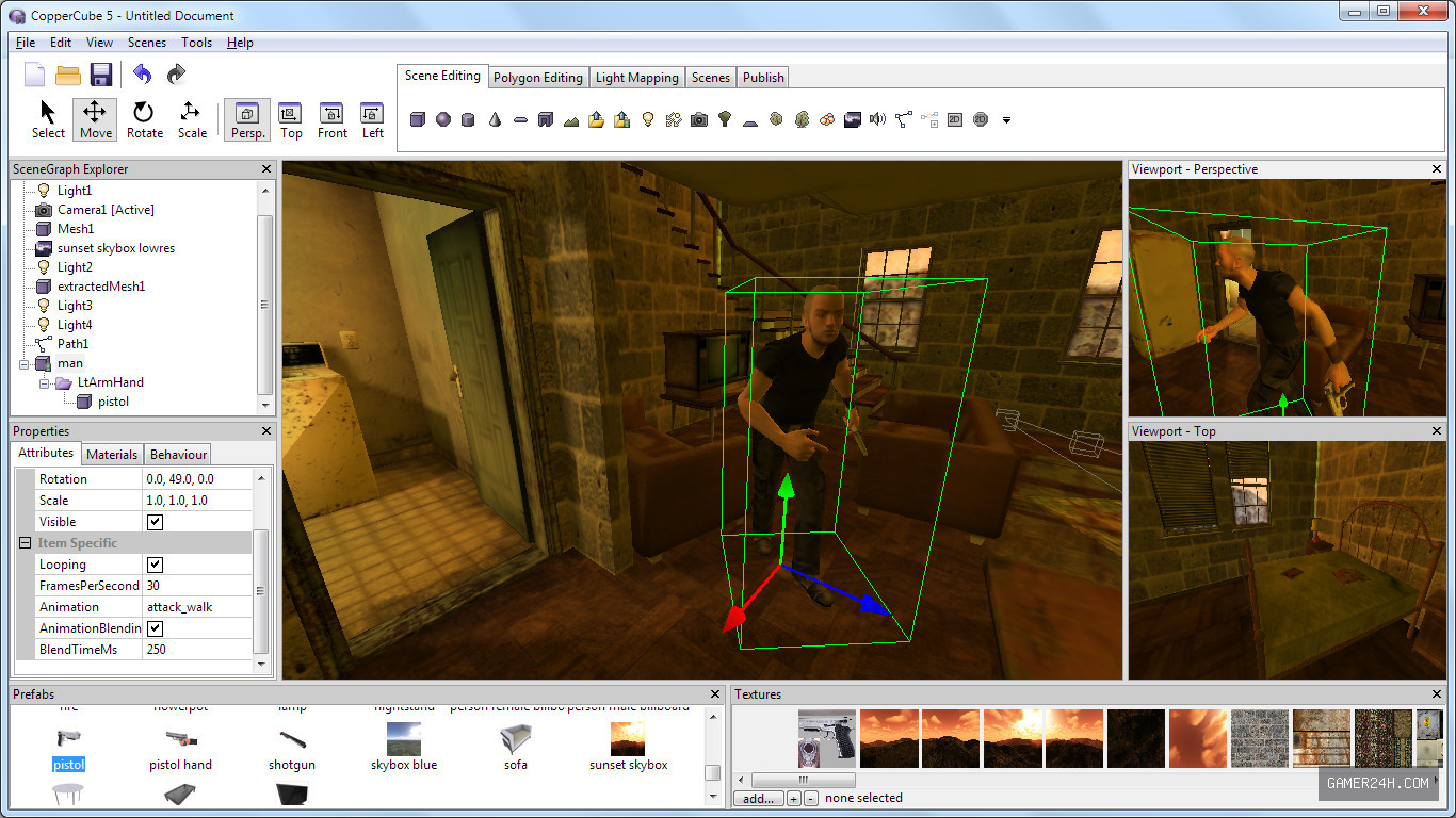 CopperCube 5 Game Engine Screenshot 3