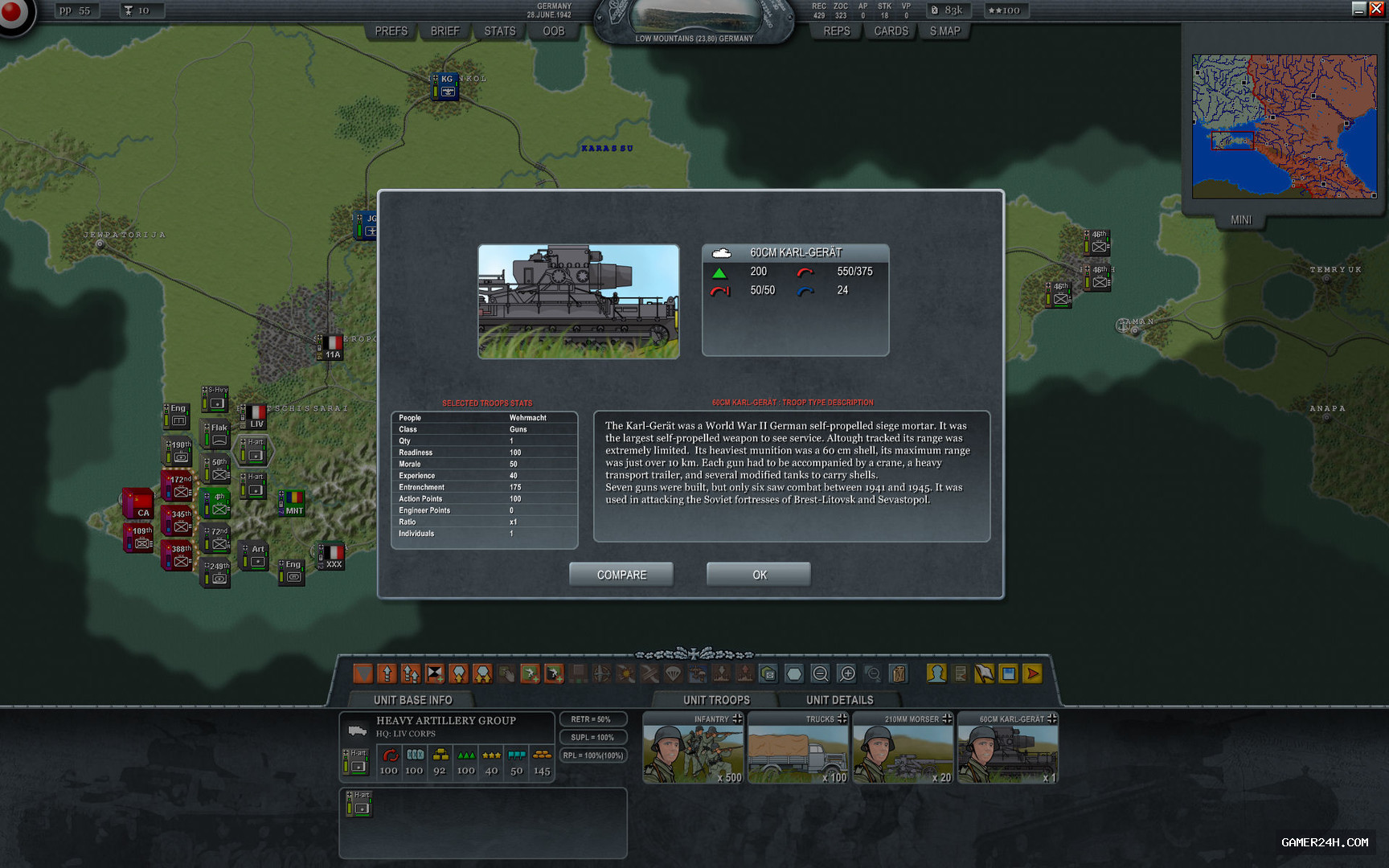 Decisive Campaigns: Case Blue Screenshot 2
