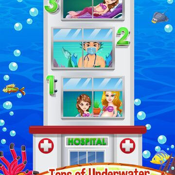 Mommy’s Mermaid Newborn Baby Spa Doctor – my new salon care & make-up games!