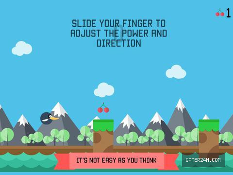 The Flappy Bouncing Bird: the new classic original sliding bird game Screenshot 2