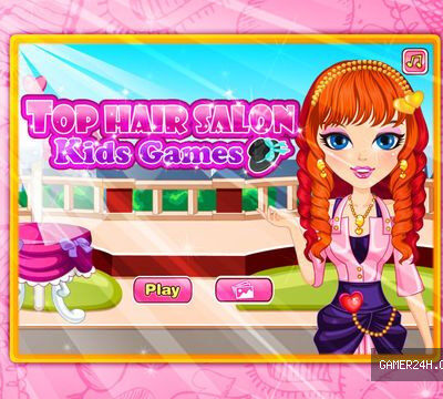Top hair salon-Kids Games