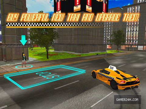 3D Taxi City Parking – Crazy Cab Traffic Driving Simulator Extreme: Free Car Racing Game Screenshot 2