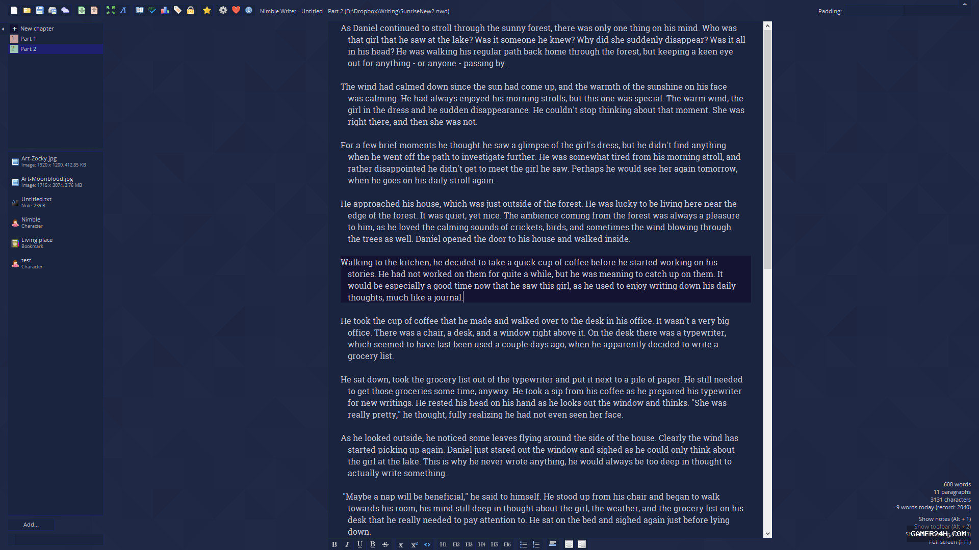Nimble Writer Screenshot 4
