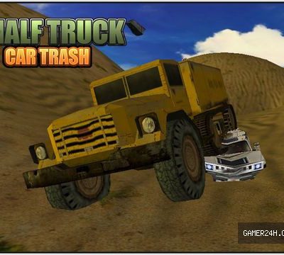 Half Truck Car Trash ( Car Crushing Simulation game )