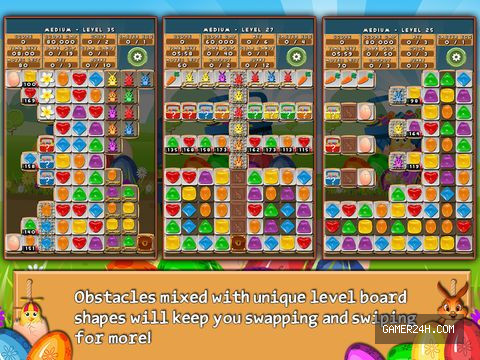 Bunny Drops – Match three puzzle Screenshot 3