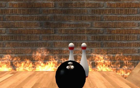 Fire Bowling Balls. Bowlers Ultimate Power Swipe Challenge