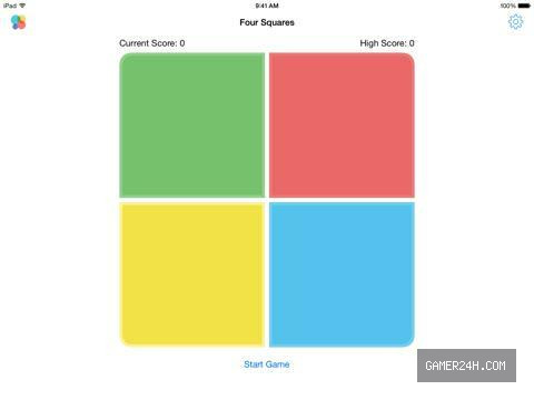 Four Squares – Classic Pattern Memorisation Game Screenshot 2