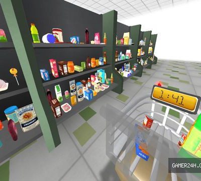 Virtual Reality Hidden Objects: the shopping list
