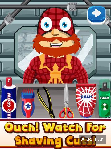 Superhero Shave Salon Adventure – Free Comic Games For Kids Screenshot 4