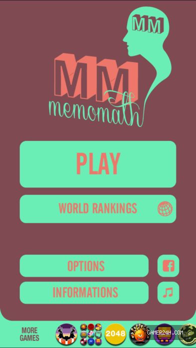 MM MemoMath Screenshot 2