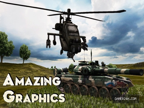 Boeing AH-64 Apache Longbow – Combat Gunship Helicopter Simulator of Infinite Tanks Hunter Screenshot 2