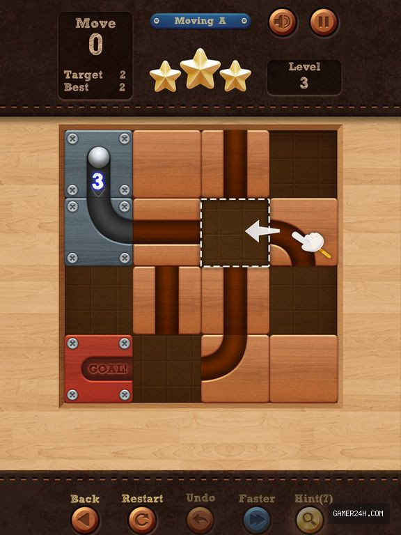 Roll the Ball – slide puzzle Screenshot 2