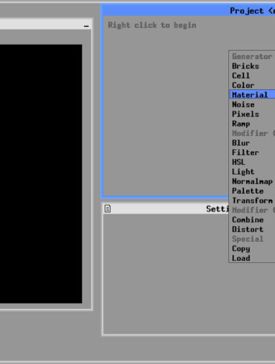 Zeuxis: procedural texture generator
