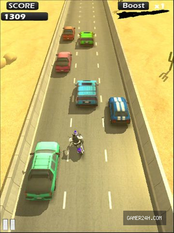 Biker Dude Road Riders: A Motorcycle Racing Game Screenshot 2