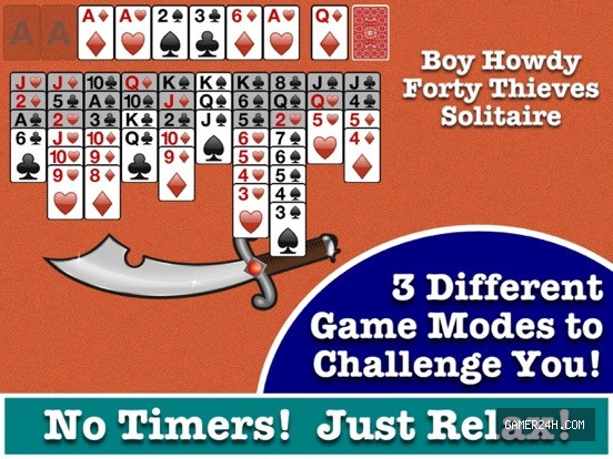 Official In-Game Capture: Forty Thieves Solitaire! - World Atmosphere & Immersion