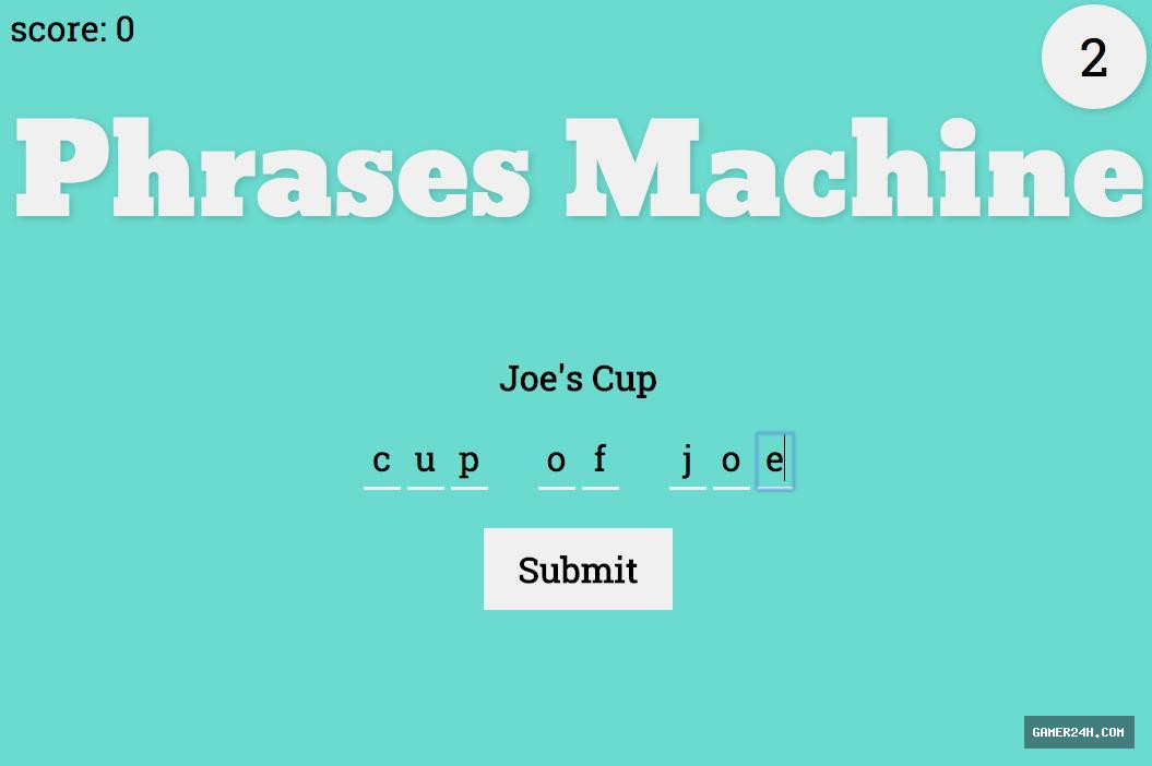 Phrases Machine - Gameplay Mechanics & Systems