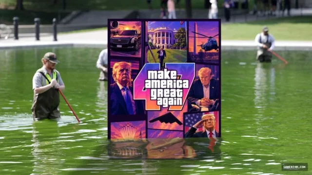 White House Shares Fake GTA 6 Cover to Divert Attention