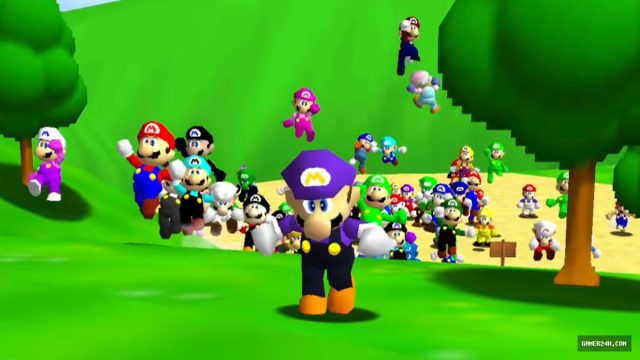 100 Players Beat Super Mario 64 Simultaneously in One Session