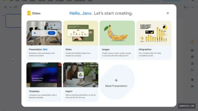 Google Slides can now create entire multi
