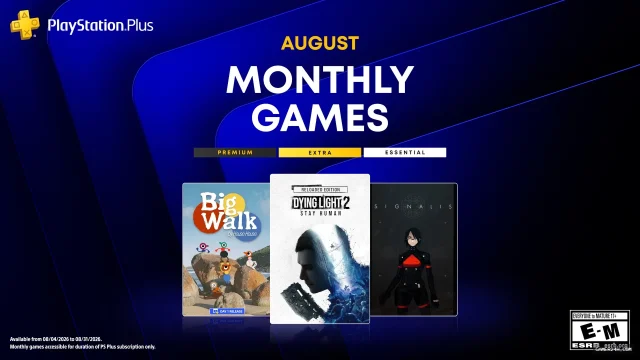 PlayStation Plus Monthly Games for August – Dying Light 2 Stay Human: Reloaded Edition, Big Walk, Signalis