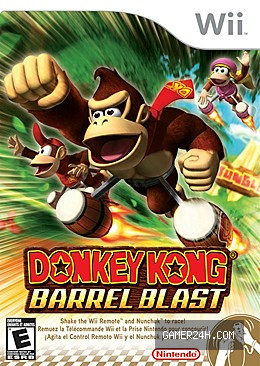 Donkey Kong Barrel Blast Official Cover
