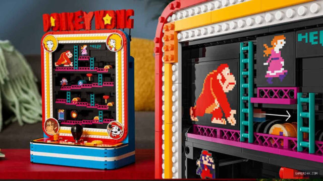 The LEGO Donkey Kong Arcade Set Is Totally Playable And Up For Pre