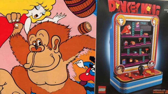 A LEGO Donkey Kong Arcade Cabinet Looks To Be On The Way