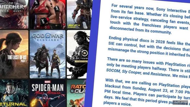 PlayStation Gamers Are Planning A One Week Boycott To Rally Against Discs Being Discontinued