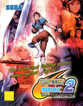 Capcom vs. SNK 2: Mark of the Millennium 2001 Official Cover