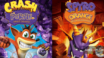 Crash Bandicoot Purple: Ripto’s Rampage and Spyro Orange: The Cortex Conspiracy