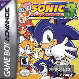 Sonic Advance 3 Official Cover