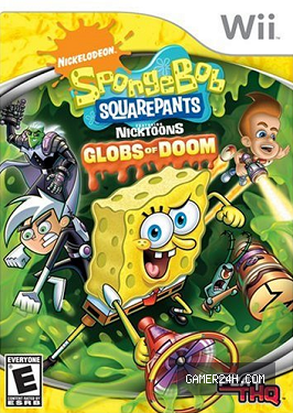 SpongeBob SquarePants featuring Nicktoons: Globs of Doom Official Cover