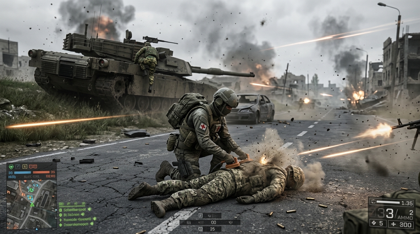 PRfield 6 Clueless Teammates Suicide Revive and Abandoned Tanks