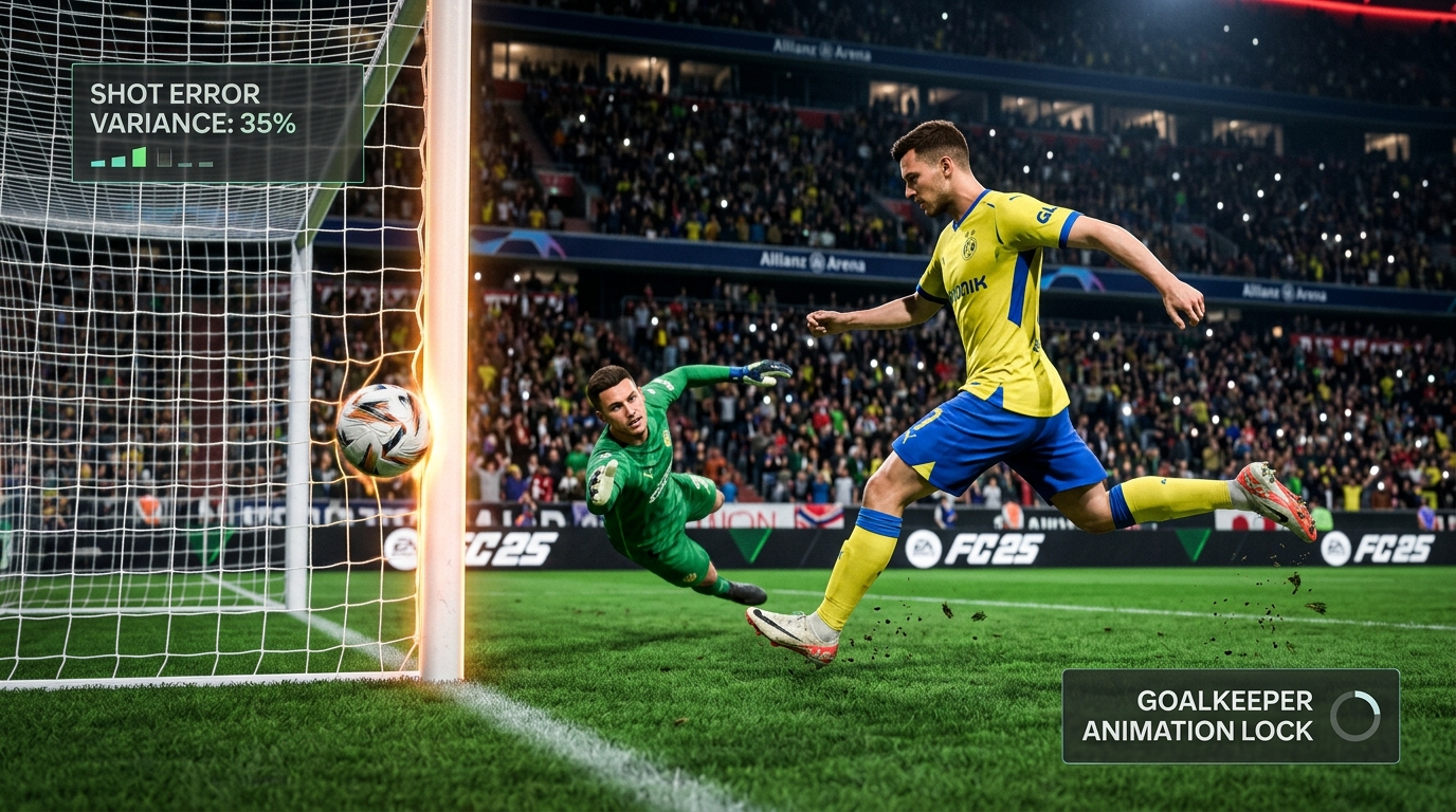EA Sports FC 25 Mud Engine and Shot Error Variance